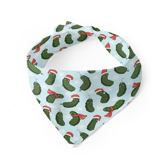 Mr. Jolly Pickle Flannel Bandana